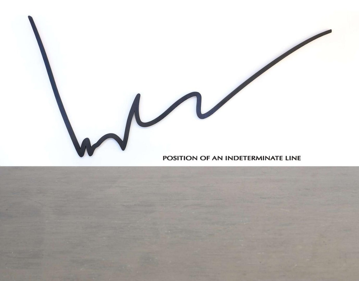 INDETERMINATE LINE by Bernar Venet