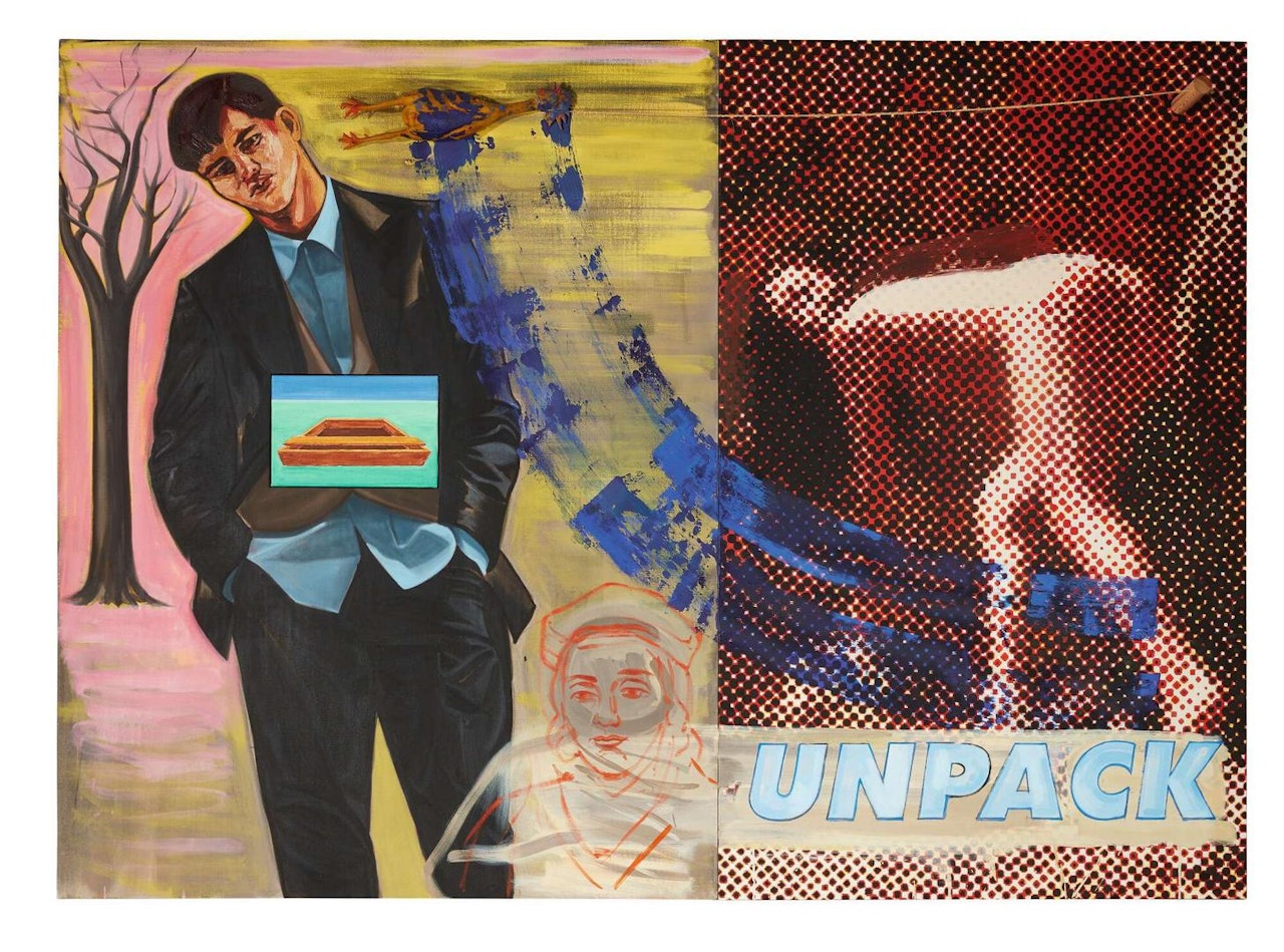 JASPER DUCK by David Salle