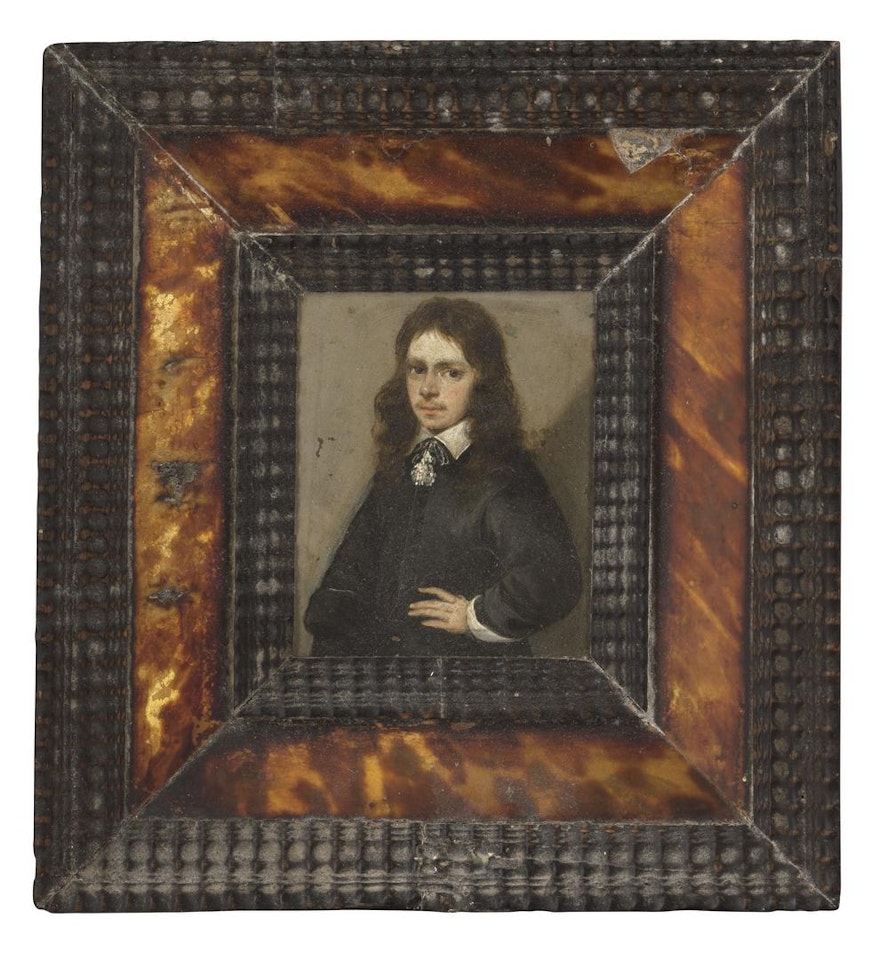 A gentleman in black robes by Continental School