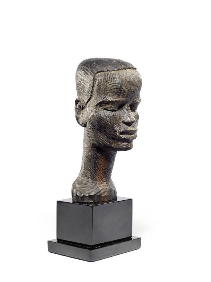 Portrait of a young man by Ben Enwonwu
