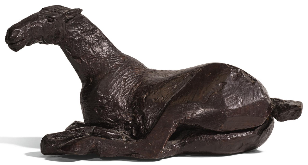 HORSE IN THE RAIN by Elisabeth Frink