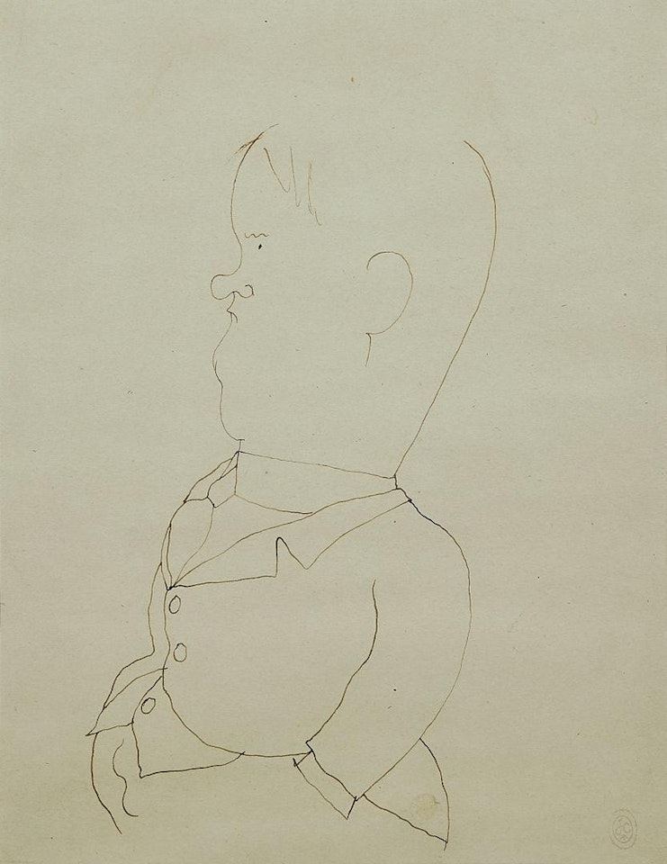 Portrait of Georges Auric by Jean Cocteau