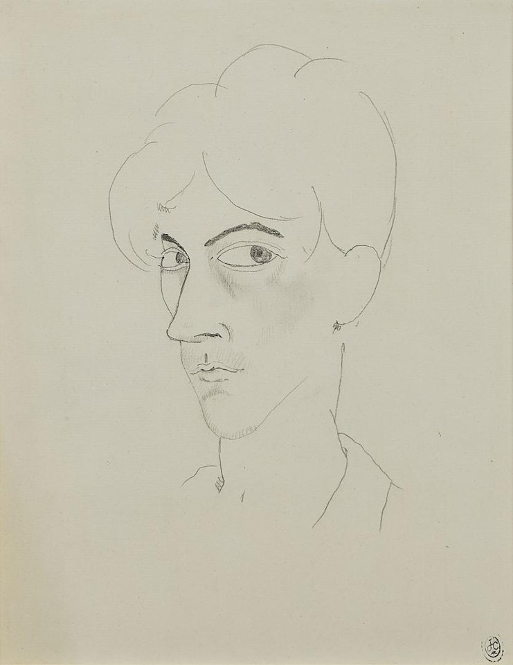 Self-portrait by Jean Cocteau