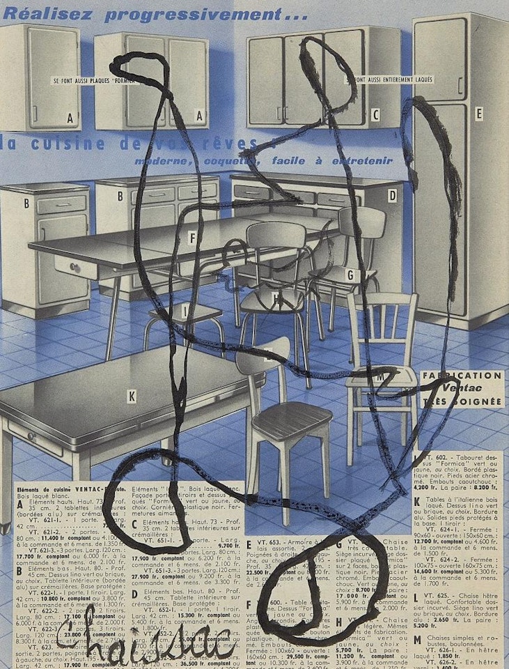 ABSTRACT COMPOSITION by Gaston Chaissac