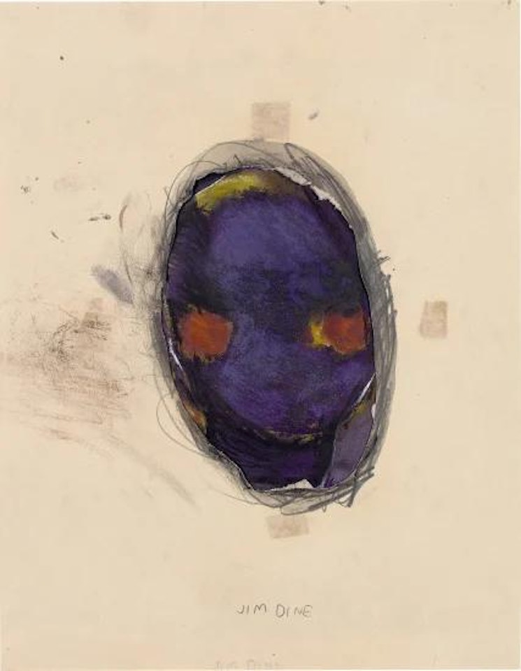 Untitled (head) by Jim Dine