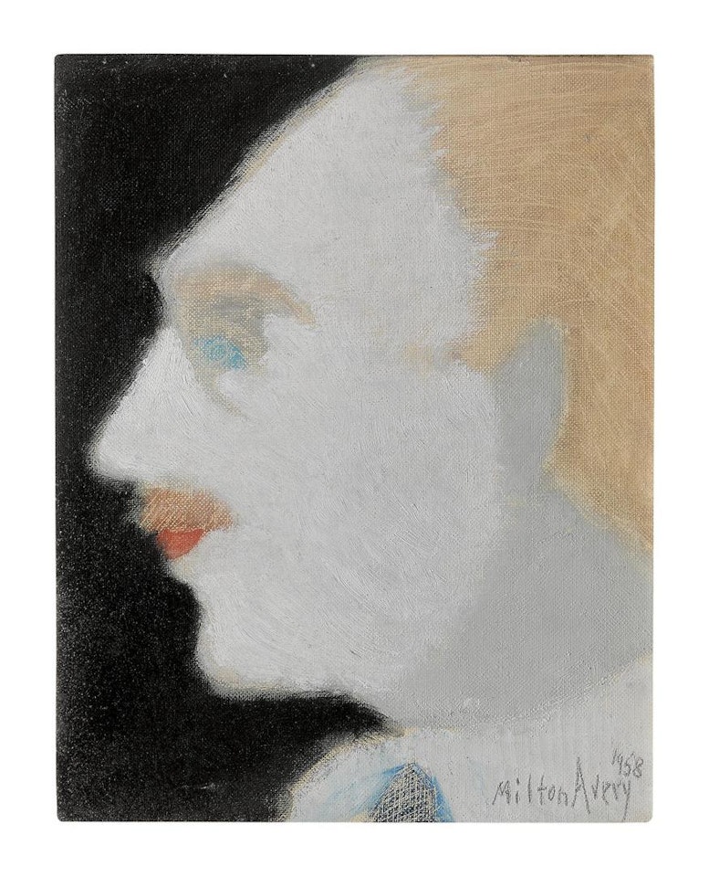 PROFILE (SELF-PORTRAIT) by Milton Avery