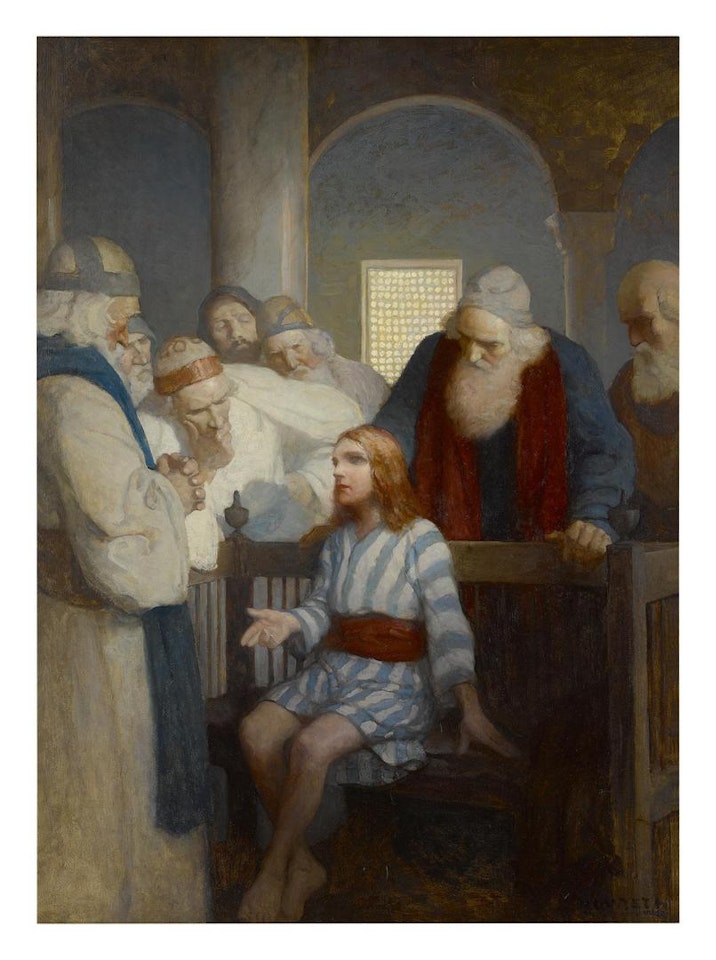 WHEN HE COMES HE WILL RULE OVER THE WHOLE WORLD by Newell Convers Wyeth