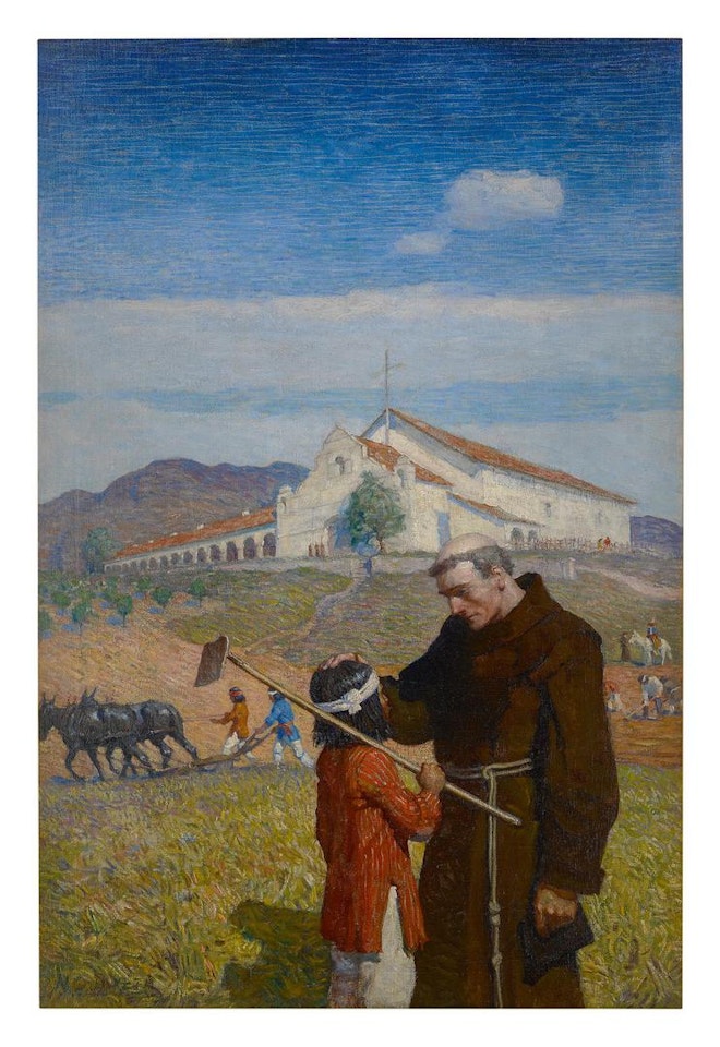 A CALIFORNIA MISSION by Newell Convers Wyeth