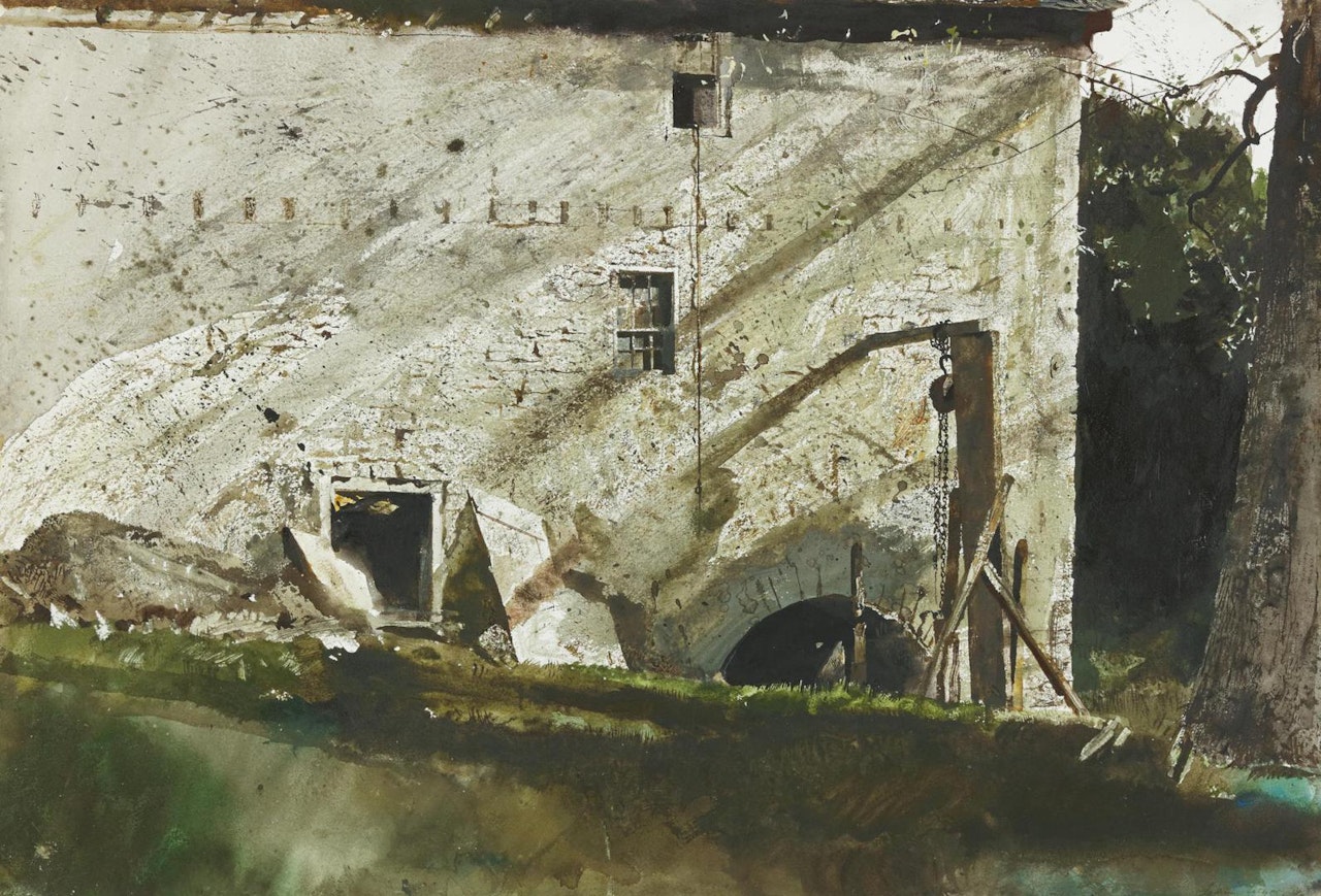CHAIN HOIST by Andrew Wyeth