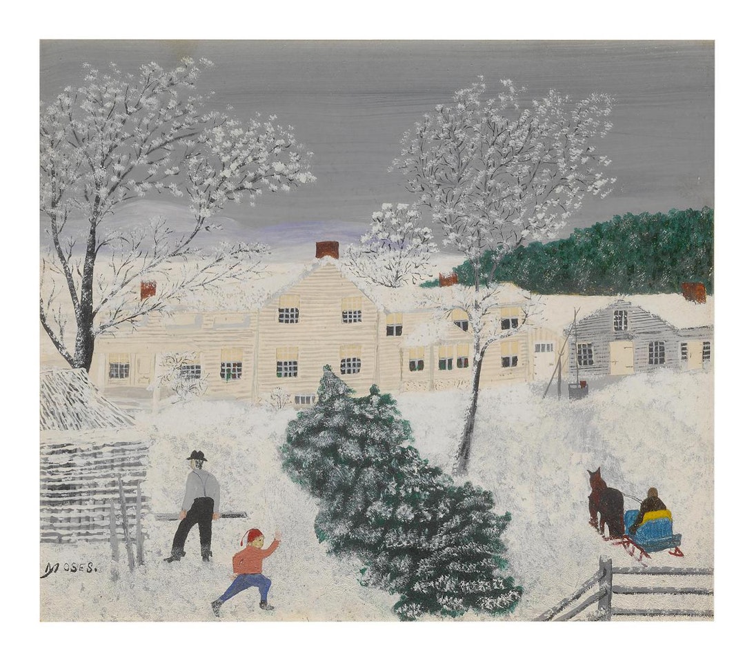 I'M COMING POP by Grandma Moses