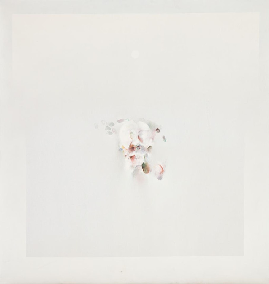 HEAD WITH HANDPRINT by Louis Le Brocquy