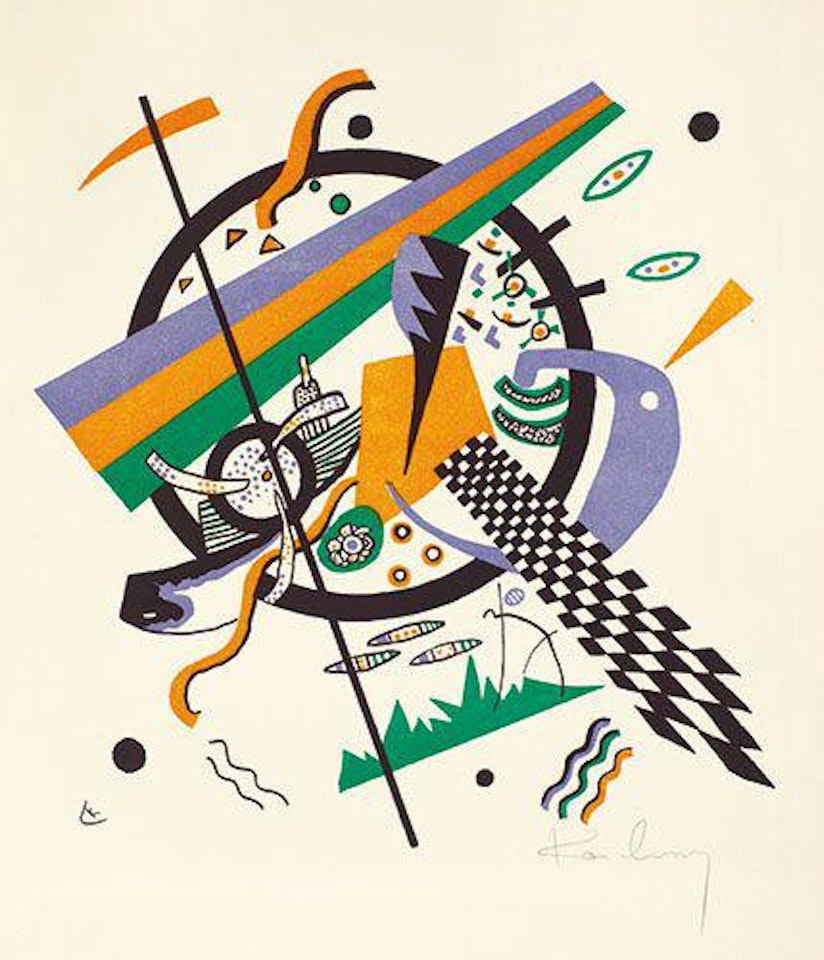 KLEINE WELTEN (ROETHEL 164-75) by Wassily Kandinsky