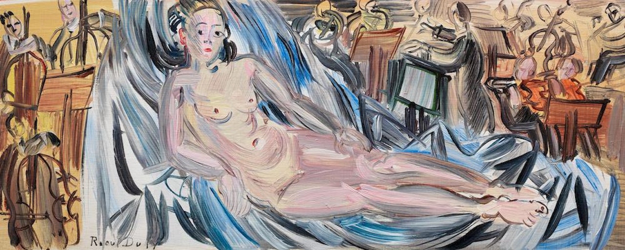 Nu à l'orchestre by Raoul Dufy