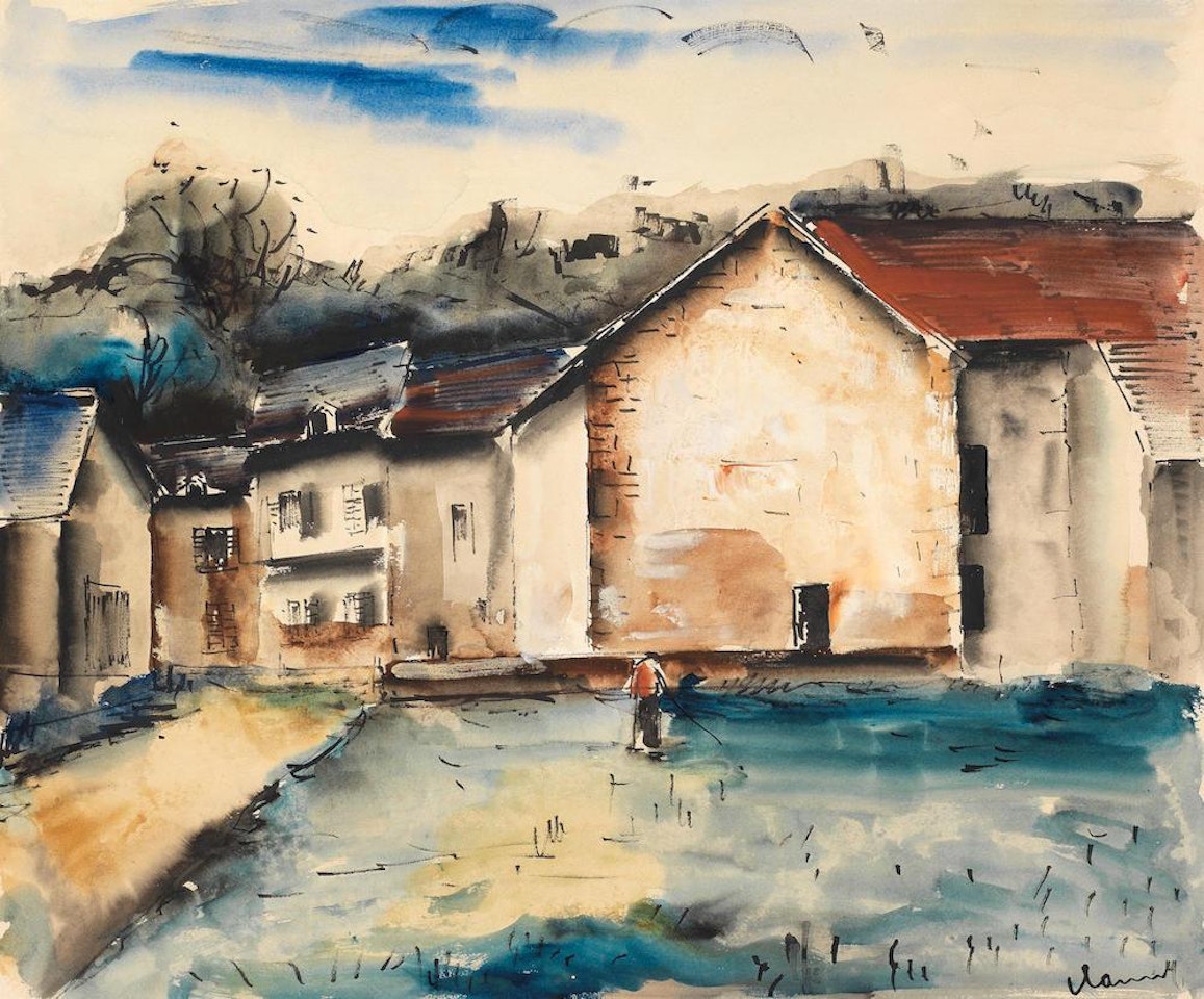 Village by Maurice de Vlaminck