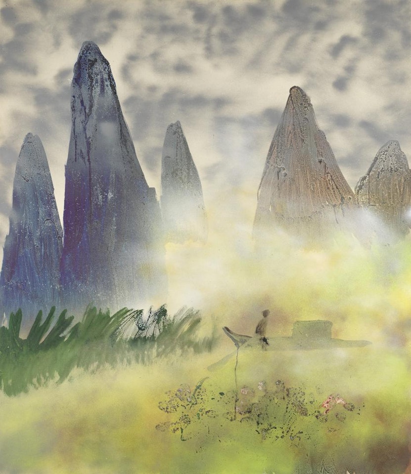 Chinese landscape by Sidney Nolan