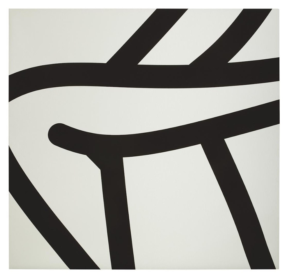 FLOCKED PAINTING 6 by Julian Opie