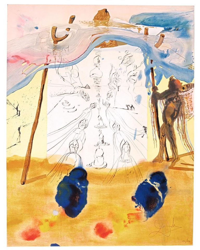MOÏSE ET LE MONOTHÉISME (FIELD 75-2) by Salvador Dali