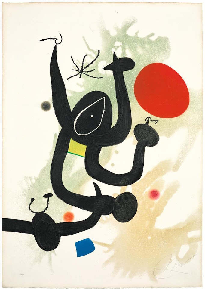 LA SERPENTINE (DUPIN 1005) by Joan Miró