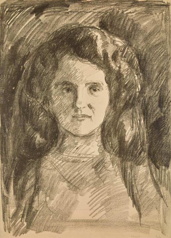 PORTRAIT OF A WOMAN (W. 407; SCH. 370) by Edvard Munch