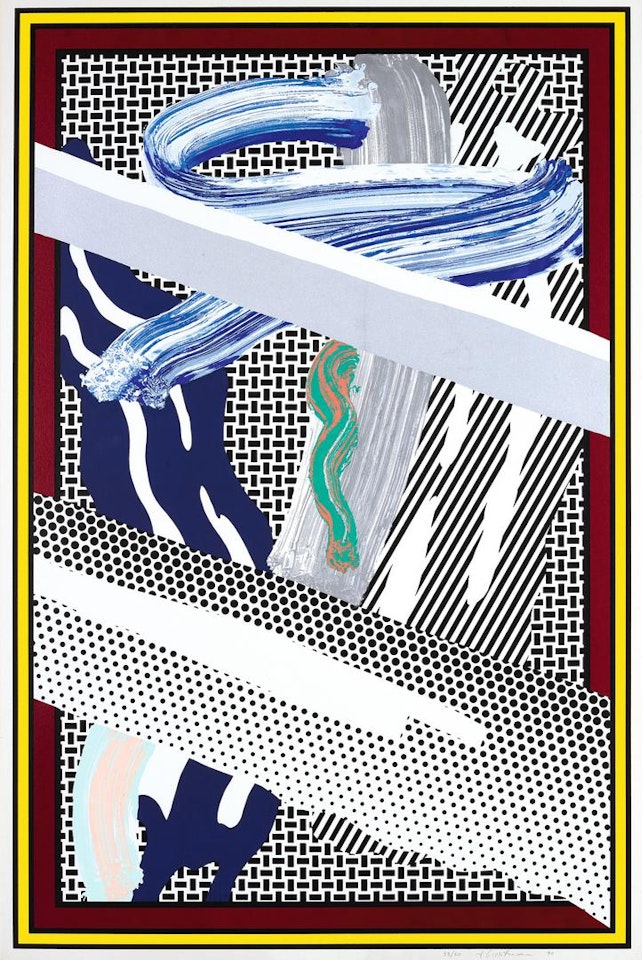 REFLECTIONS ON EXPRESSIONIST PAINTING (C. 255) by Roy Lichtenstein