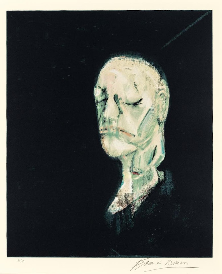 THE LIFE MASK OF WILLIAM BLAKE (S. 27) by Francis Bacon