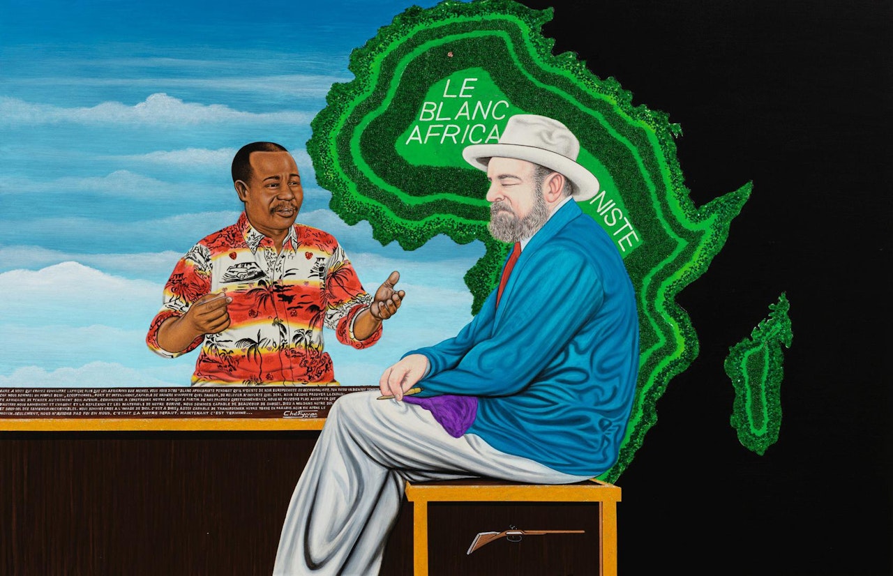 LE BLANC AFRICANISTE by Chéri Samba