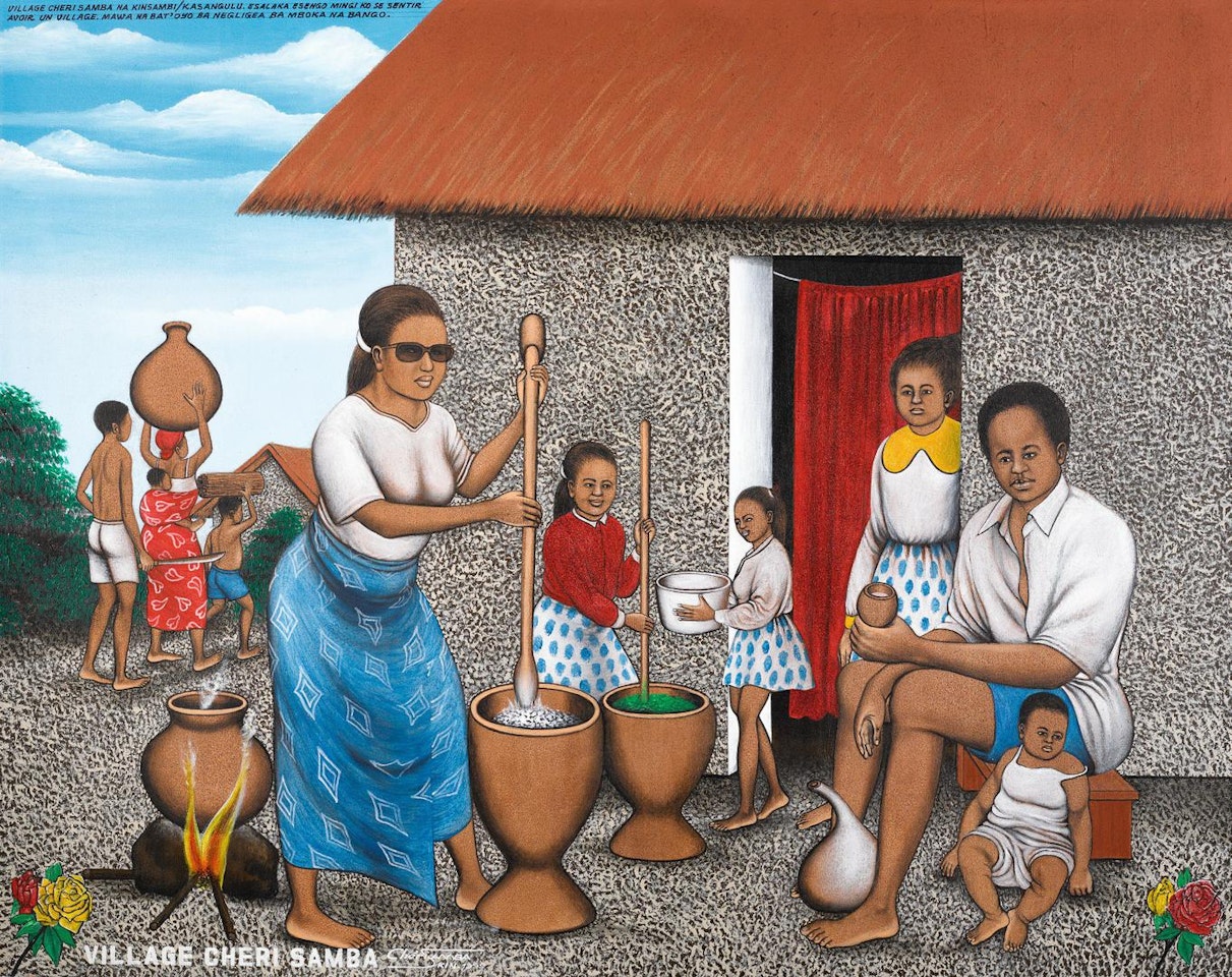 VILLAGE CHÉRI SAMBA by Chéri Samba