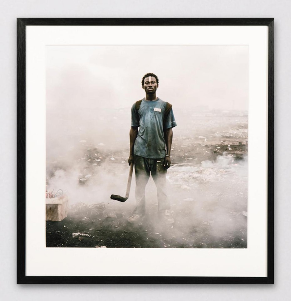 AISSAH SALIFU, AGBOGBLOSHIE MARKET, ACCRA, GHANA, PERMANENT ERROR SERIES by Pieter Hugo