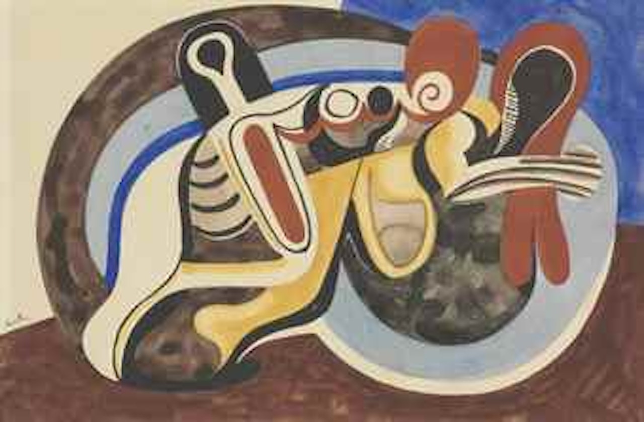 Athlète by Auguste Herbin