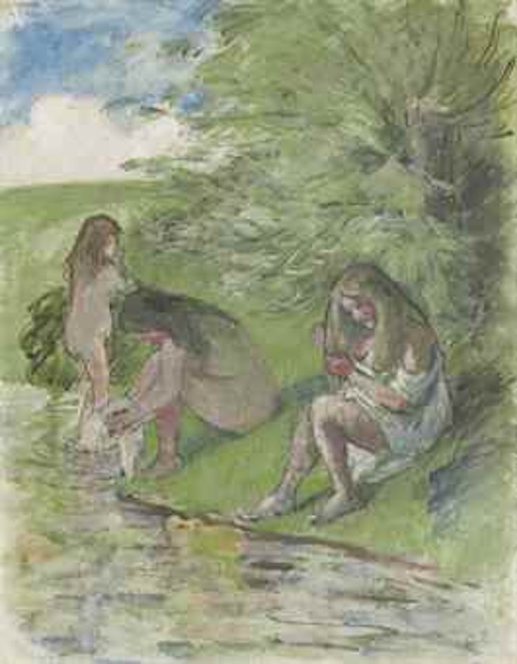 Baigneuses by Camille Pissarro