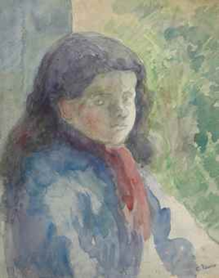 Portrait du fils de l'artiste: Ludovic-Rodolphe by Camille Pissarro