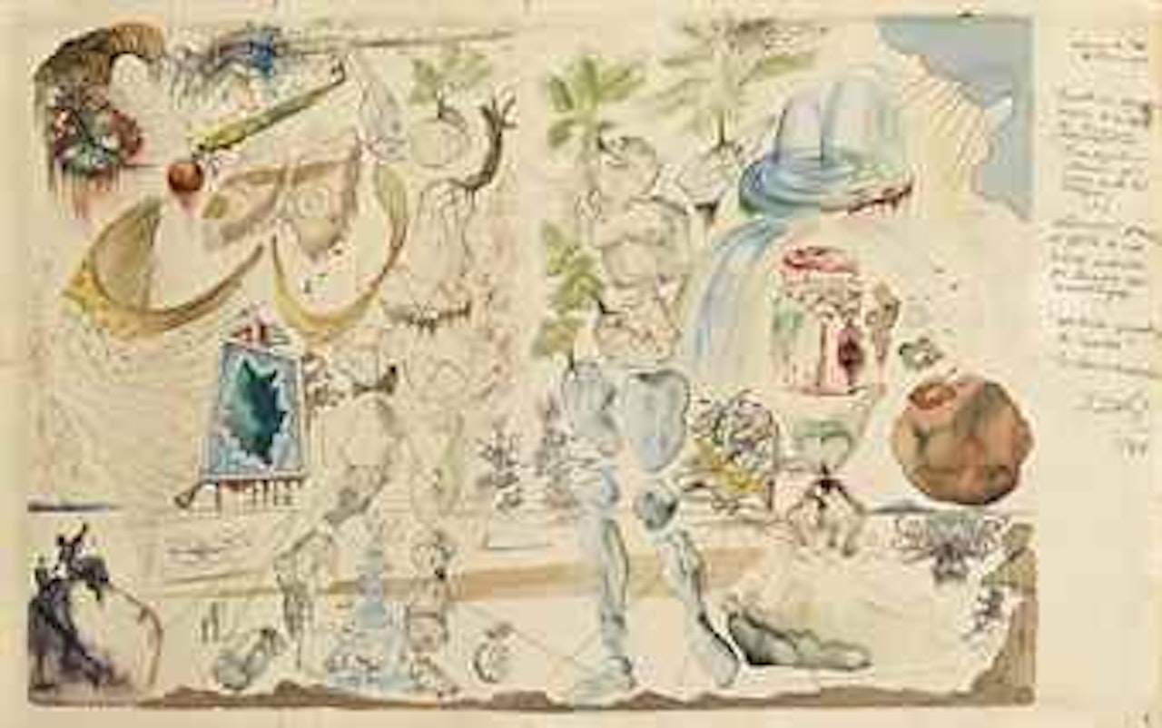 Vision de l'Age atomique by Salvador Dali