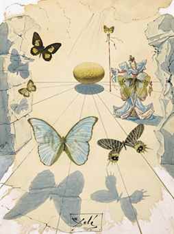 Allégorie de soie by Salvador Dali