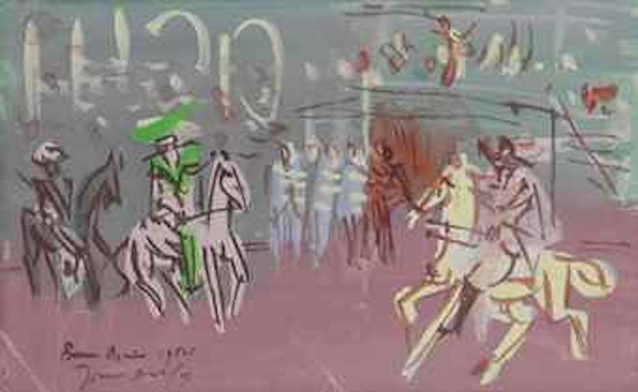 Parade équestre by Jean Dufy