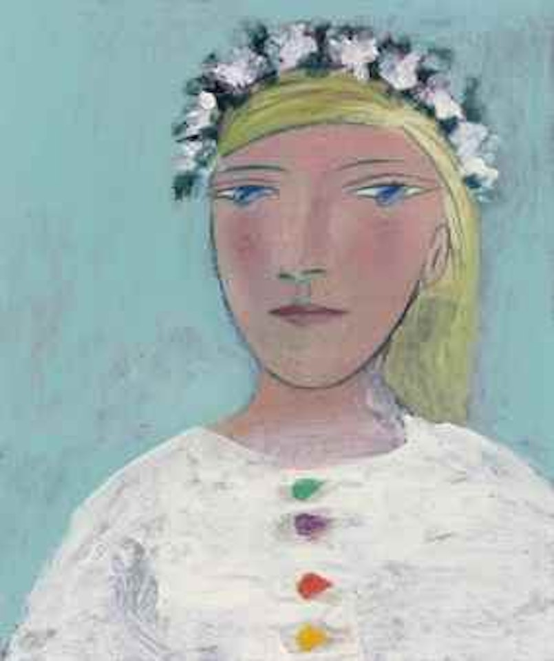 Femme à la couronne de fleurs (Marie-Thérèse) by Pablo Picasso