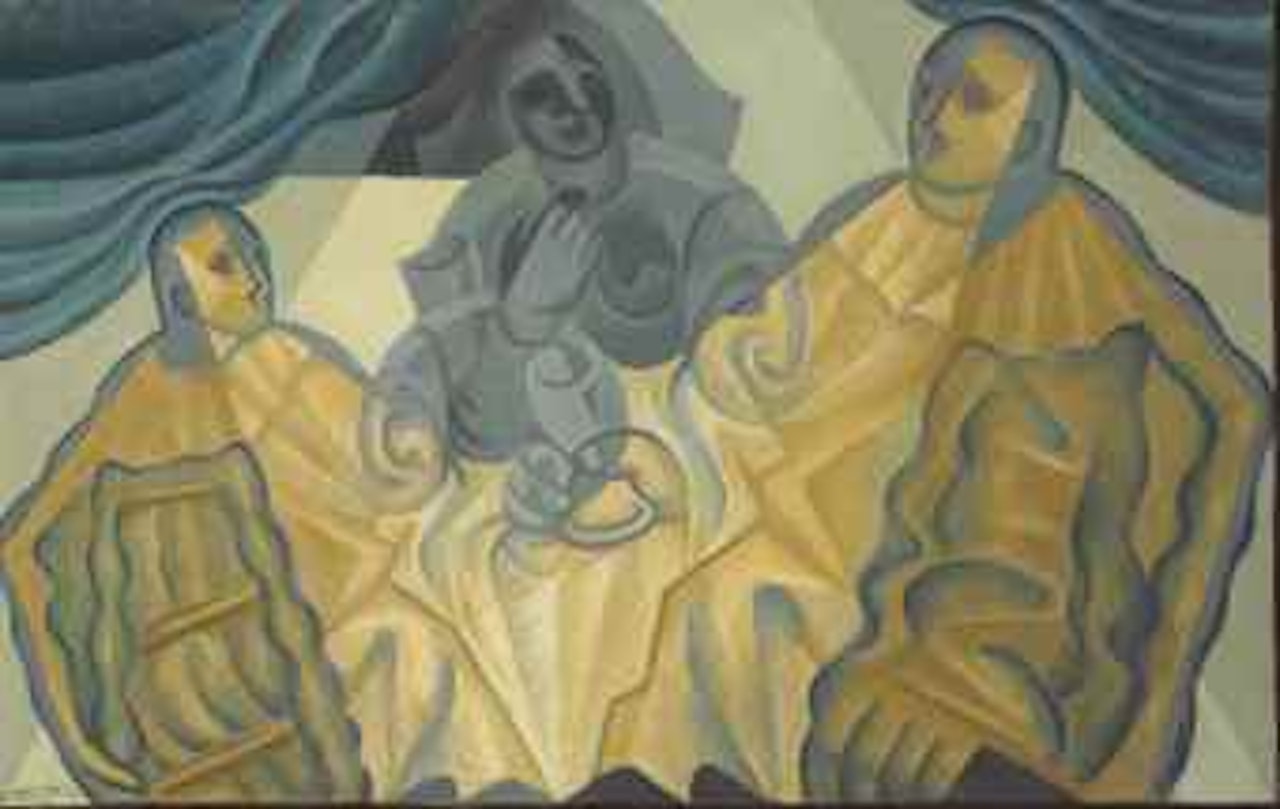Les trois masques by Juan Gris