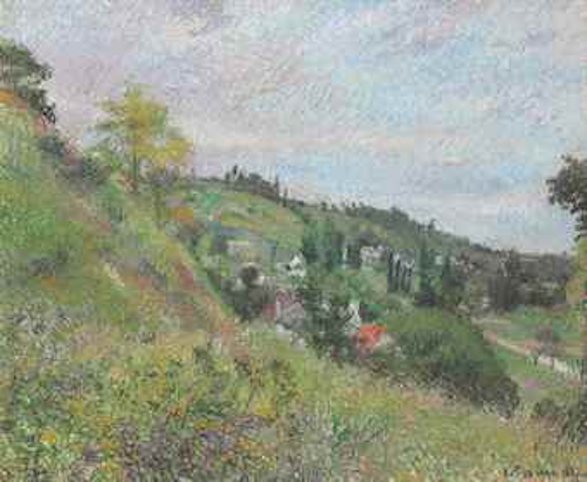 Les coteaux de Chou, Pontoise by Camille Pissarro