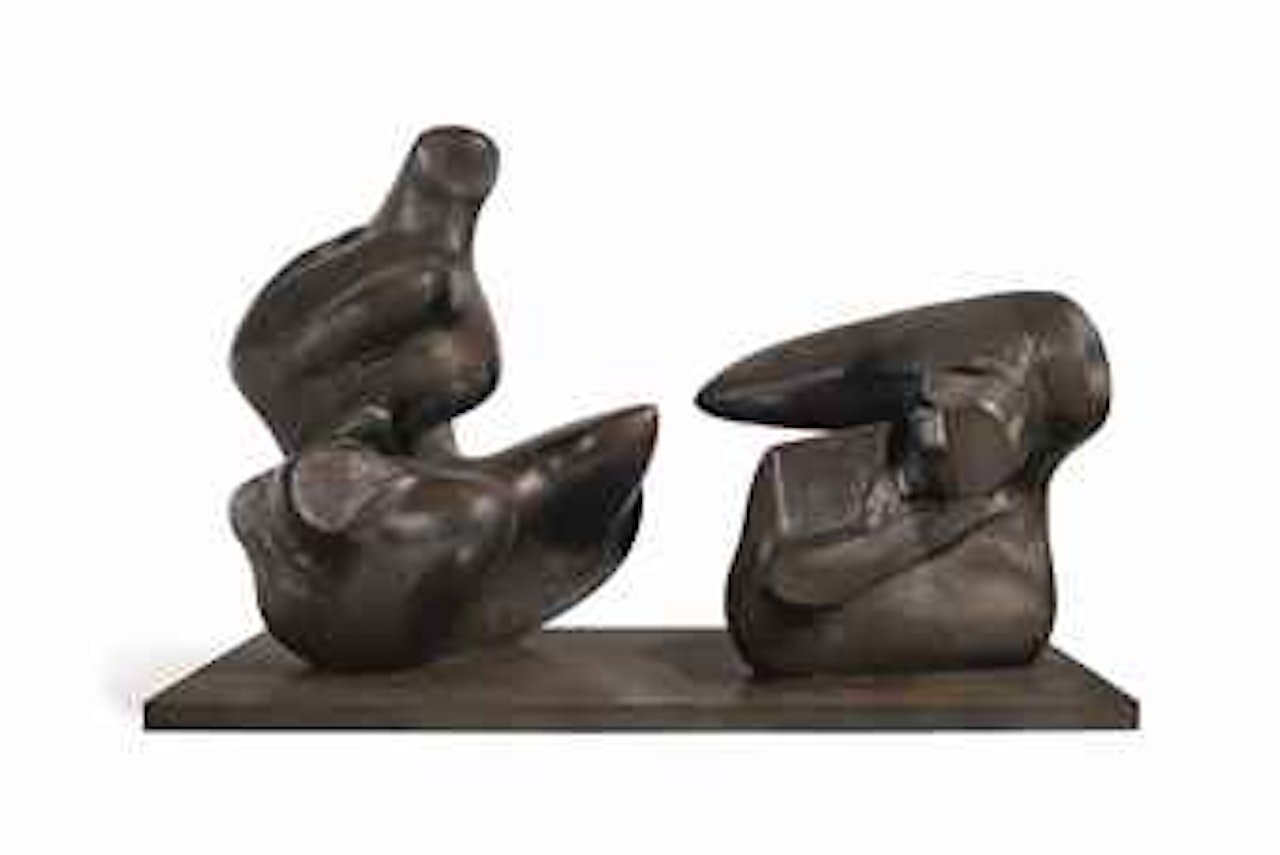 Two Piece Reclining Figure: Points by Henry Moore