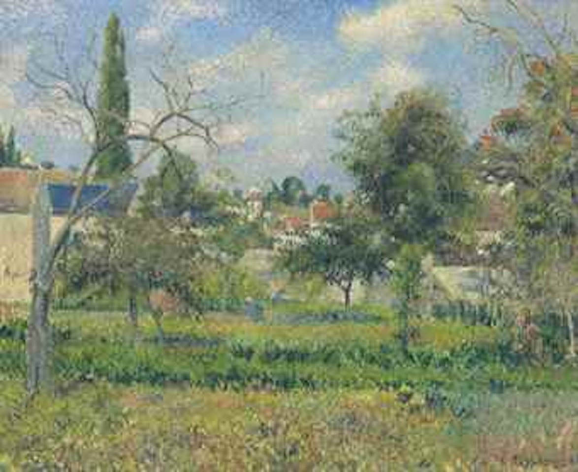 Le jardin de Maubuisson, Pontoise by Camille Pissarro