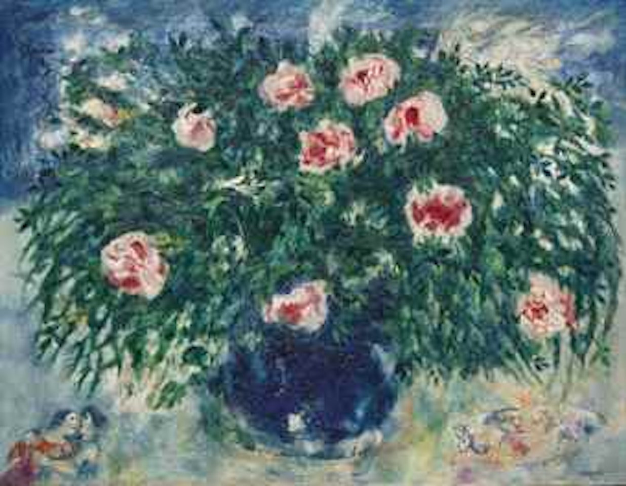 Vase de roses by Marc Chagall