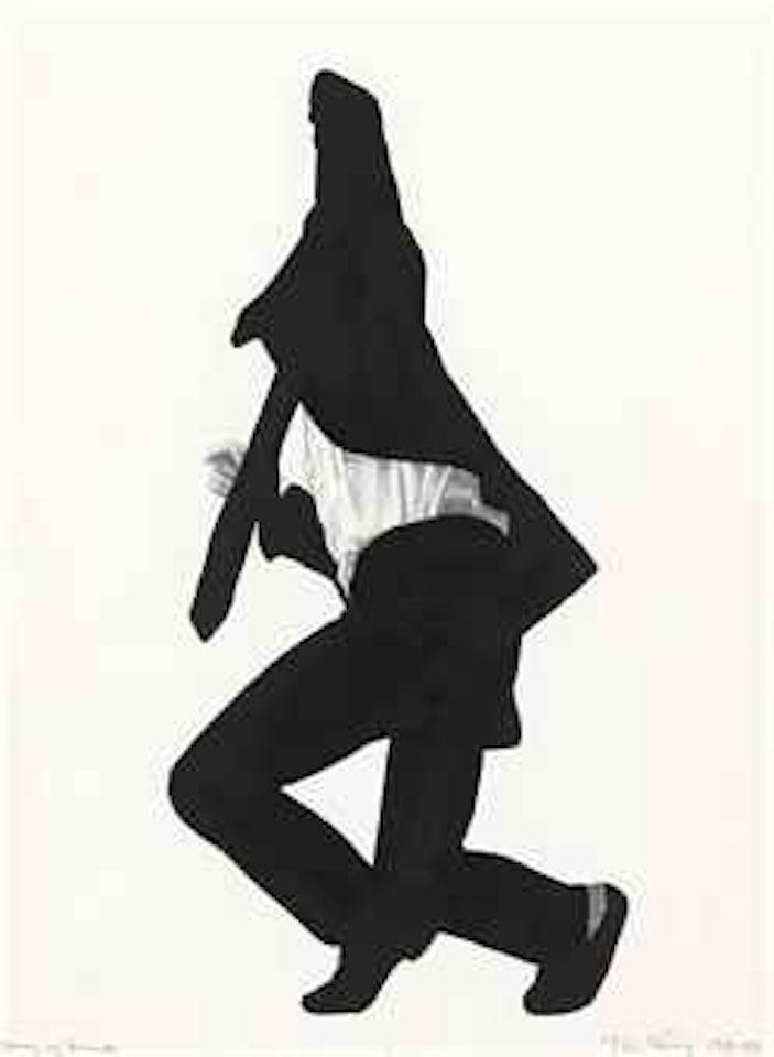 Untitled (Study of Frank) by Robert Longo