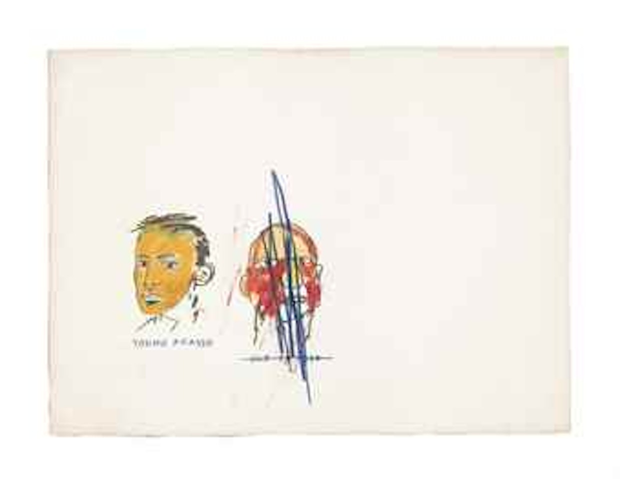 Young Picasso by Jean-Michel Basquiat