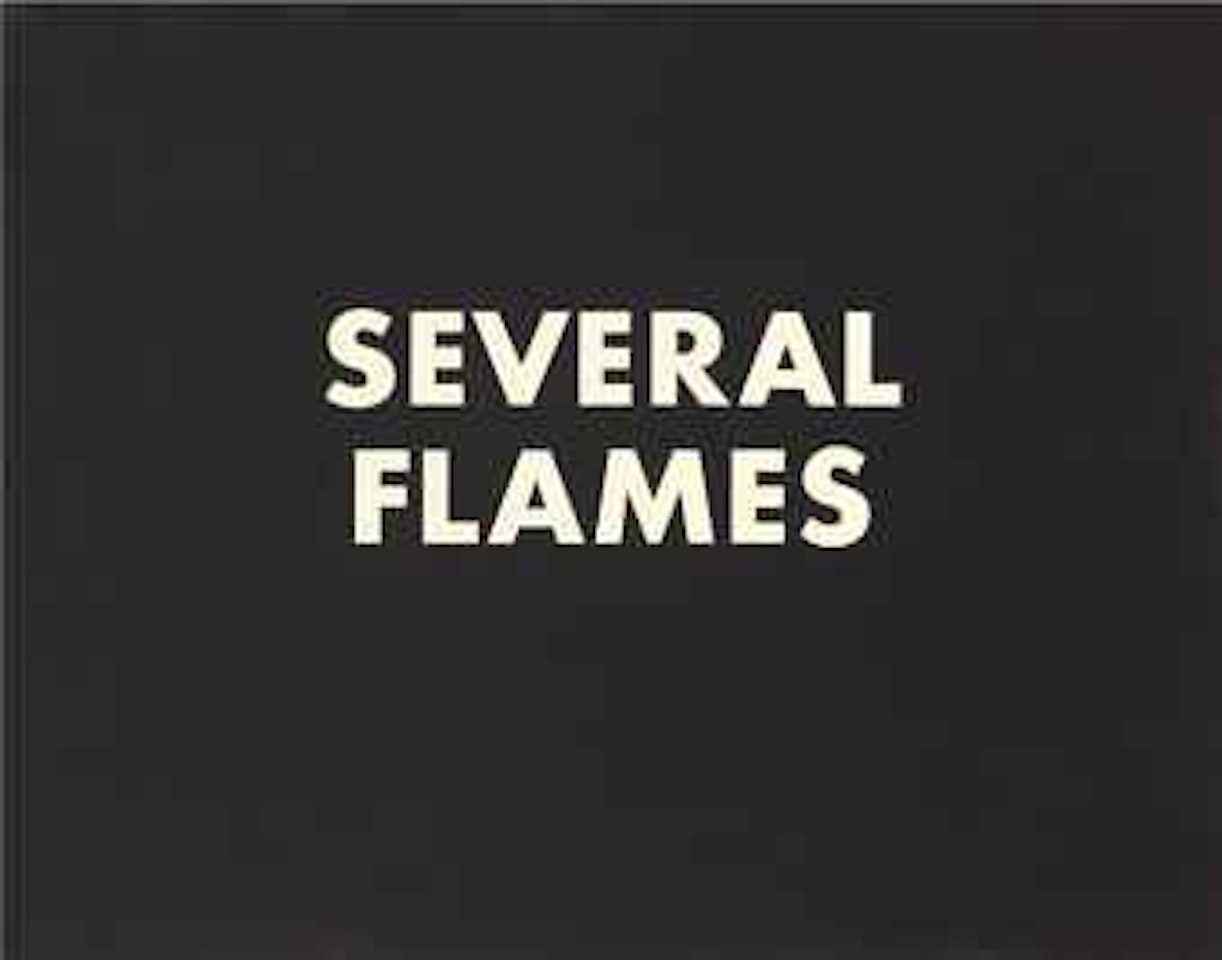 Several Flames by Ed Ruscha