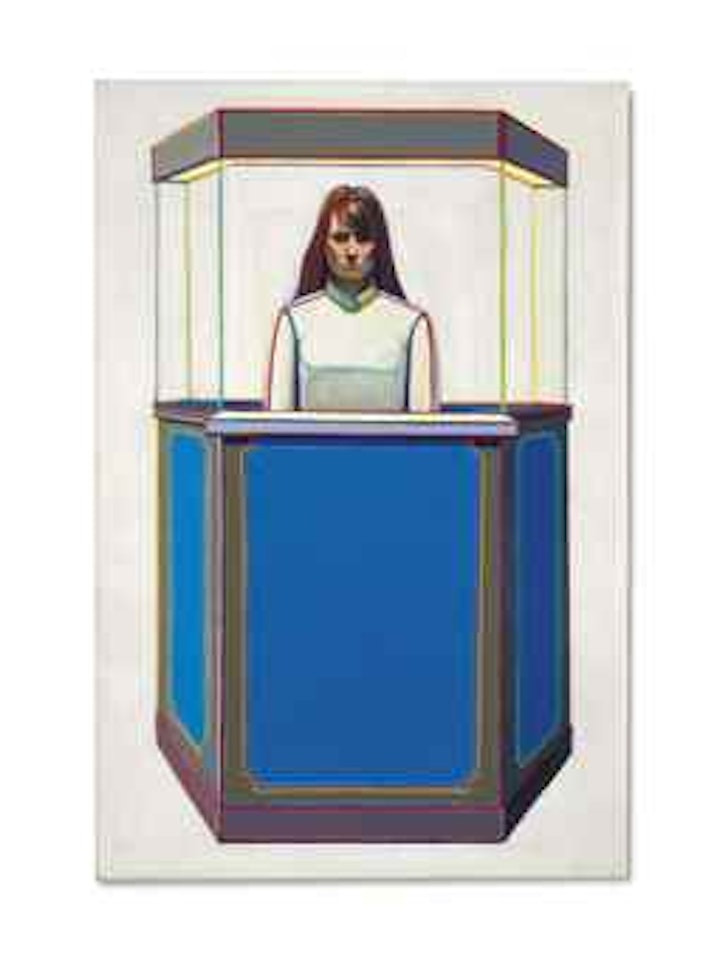 Booth Girl by Wayne Thiebaud