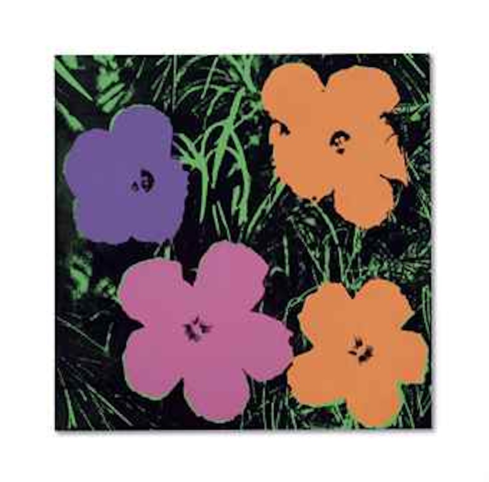 Late Four-Foot Flowers by Andy Warhol