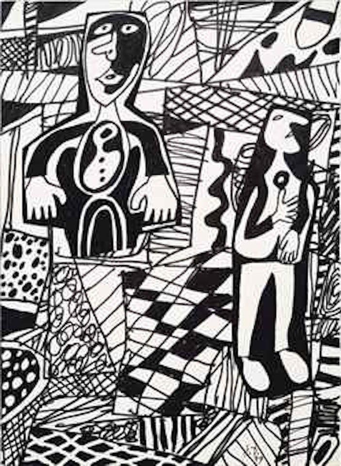 Situation XCIII by Jean Dubuffet
