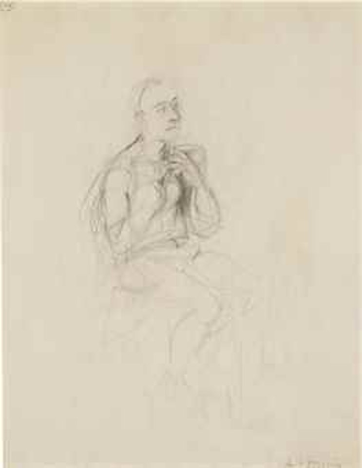 Seated Man by Willem de Kooning