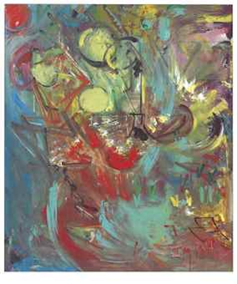 Still Life--Yellow Balls by Hans Hofmann