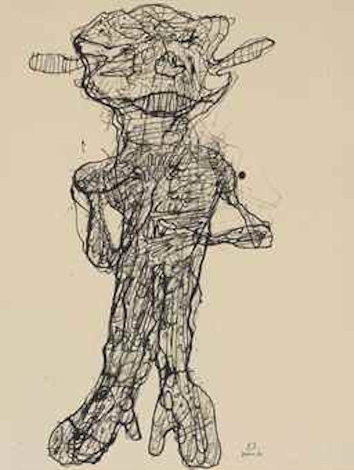 Personnage by Jean Dubuffet