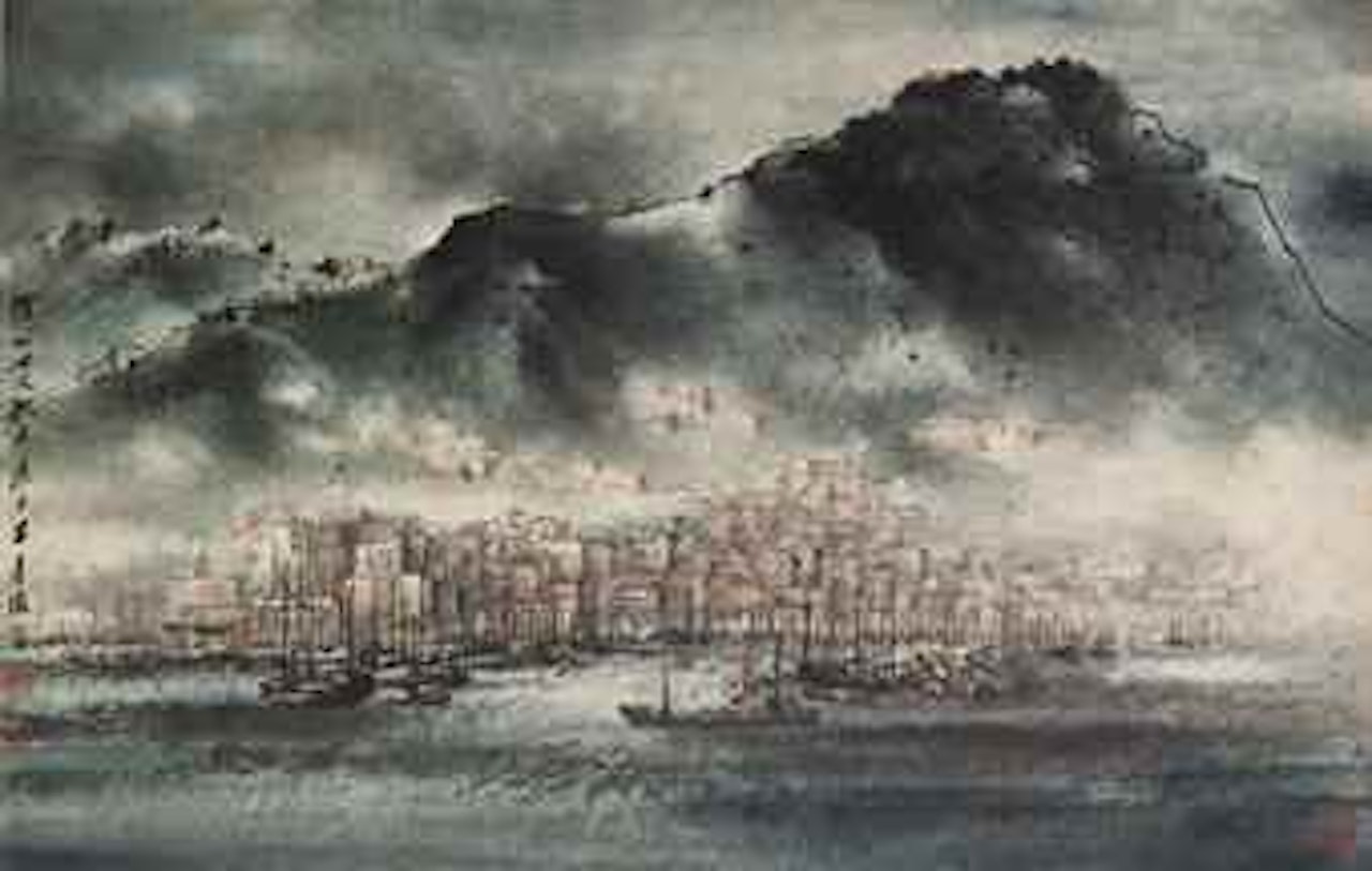 Victoria Harbour by Lu Shoukun (Lui Shou-Kwan)